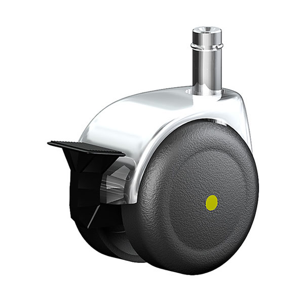 Swivel Castor With Wheel Brake Furniture Castors Series 540 ST, Wheel PEL